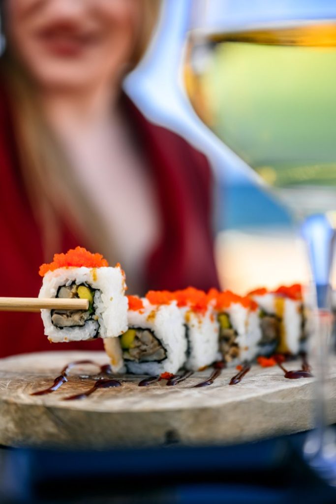 All-you-can-eat sushi at Nine Lives, Malta